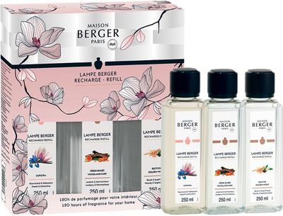 Set mbushës për shpërndarës aromatik Maison Berger Paris, 3x 250 ml