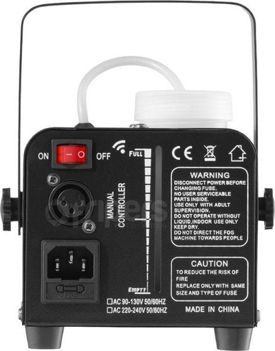 Makinë tymi Freepower Fogger LED 500W, e vogël, e zezë