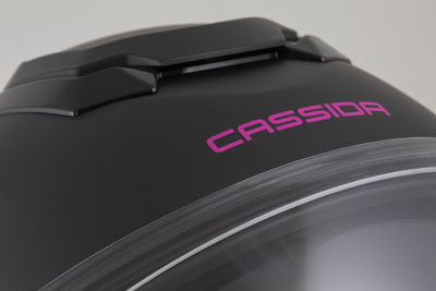 Helmetë jet CASSIDA Jet Tech 2.0 Solid, polikarbonat, e zezë mat me rozë