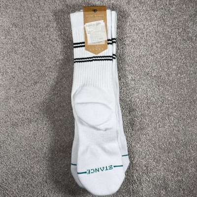Çorape STANCE Basic 3 Pack Crew, 3 palë, të bardha
