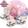 Set lodrash makina Wader Pink Cotton Candy Kid Cars Trio, 3 copë, plastikë, rozë