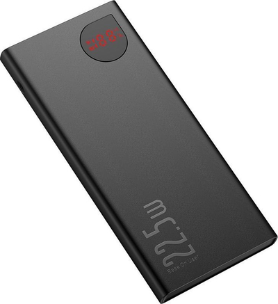 Powerbank Baseus 22.5W, 10000mAh, me 4 porta, i zi