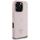 Футрола за телефон Guess Grained Triangle Logo MagSafe, за iPhone 16 Pro 6.3\", розова
