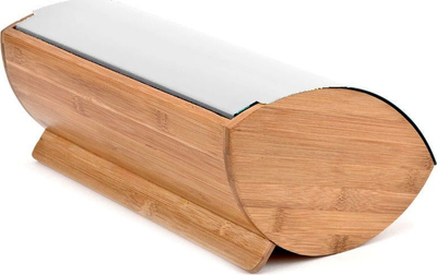 Set kuzhine KonigHOFFER Bamboo, kashtë buke bambuje, 3 ena metalike, e bardhë natyrale