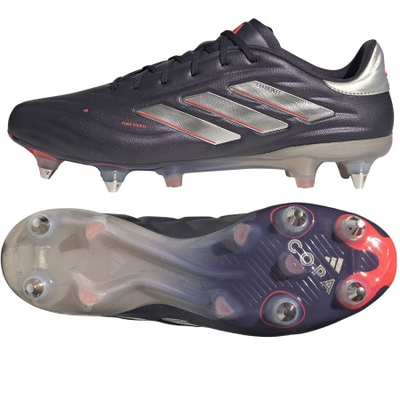 Këpucë futbolli adidas Copa Pure 2 Elite SG IG8693, gjemba metalikë, për bar të butë, portokalli