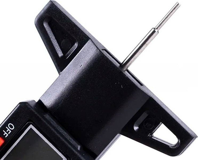Matës dixhital i thellësisë së shkelëses së gomave CGAuto AG235, deri 25.4mm, i zi