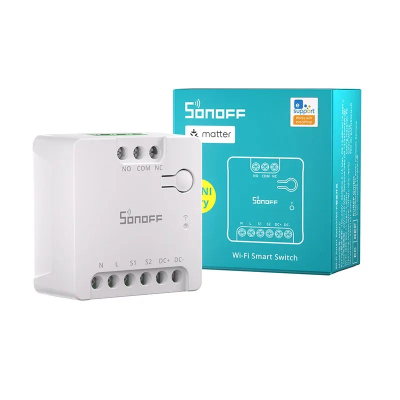 Ndërprerës i mençur WiFi Sonoff MINI-D, dry contact, Matter, i bardhë