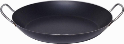Tigan për paella De Buyer La Lyonnaise, 34 cm, me 2 doreza, gri