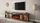 Komodë TV GRANERO me oxhak elektrik, 200x56.7x35 cm, pamje dru i vjetër