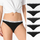 Mbathje për femra Calvin Klein, 5 copë, të zeza