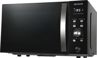 Furrë me mikrovalë AIWA MW230DGBK, 23L, me grill, e zezë