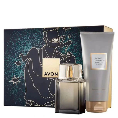 Set për meshkuj Eau de Toilette 75 ml + Xhel për trup dhe flokë 200 ml Avon TTA for Him