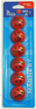 Magnet Tetis 30mm, 6 copë, i kuq