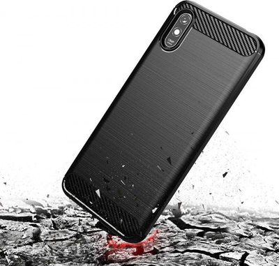 Kllëf telefoni Xiaomi Redmi 9A Armored Carbon, TPU, i zi