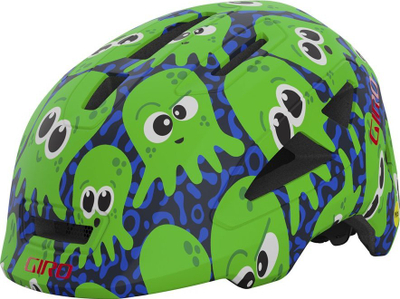 Helmetë biçiklete për fëmijë Giro Scamp II, 45-49 cm, MIPS, e bardhë