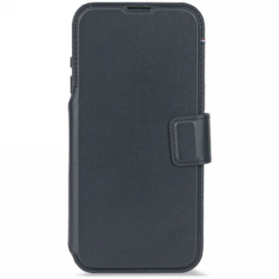 Këllëf telefoni Decoded Leather Detachable Wallet për iPhone 17 Pro Max, lëkurë, me portofol magnetik, blu