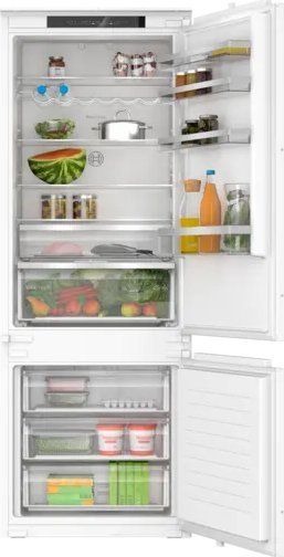 Frigorifer i integruar Bosch Series 4 KBN96VSE0, 285L frigorifer 98L ngrirës, Home Connect, i bardhë