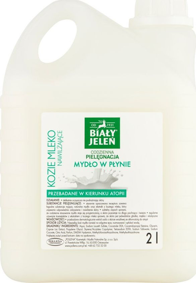 Sapun i lëngshëm Biały Jeleń, 2L