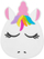 Aksesor MagSafe LAUT Magmoji Badge White Unicorn, për iPhone, i bardhë