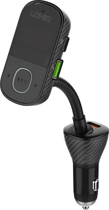 Transmetues FM për makinë LDNIO C705Q, Bluetooth 5.0, 43W, i zi