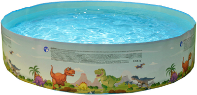 Pishinë e fryrë Sunclub Dinosaur, 180x40cm, 710L, shumëngjyrëshe