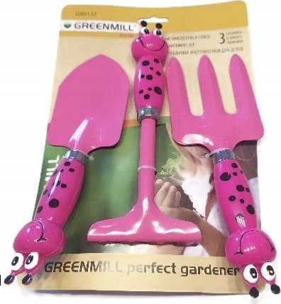 Set veglash kopshti Greenmill Kids GR0137, 3 copë, për fëmijë, rozë