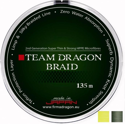 Tel peshkimi Dragon Team 0.08 mm 135 m 6.0 kg