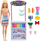 Set lodër Barbie Smoothie Bar, me kukull bionde, me aksesorë shumëngjyrësh