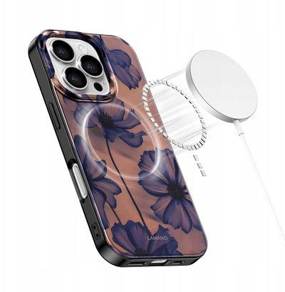 Mbështjellës telefoni Tech-Protect Lamano MagSafe, për iPhone 16 Pro, PC, Velvet Night