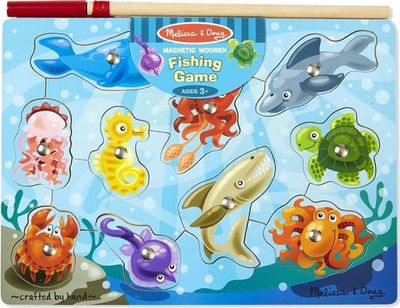 Set Puzzle peshkimi Melissa & Doug Magnetic, shumëngjyrëshe