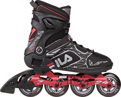 Rollera Fila Legacy PRO 84, nr. 44, të zeza / të kuqe
