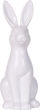 Figurinë dekorative Beliani Rabbit PAIMPOL, qeramike, 39 cm, e bardhë