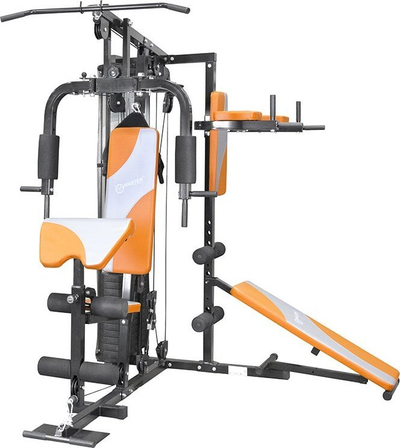 Stacion multifunksional fitnesi Master Atlas Poseidon, bllok peshe 65kg, kapacitet deri 120kg, gri