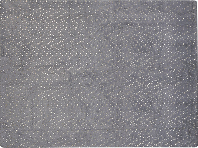 Mbulesë dekorative Beliani ALAZEYA, 130 x 180 cm, poliester, gri
