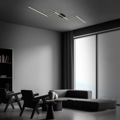 Ndriçues Briloner LED 2,2m, 24W, 3000 lm, i bardhë/zi