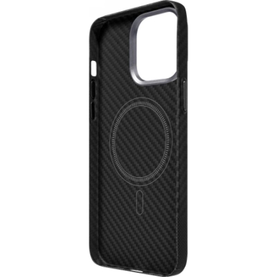 Kllëf telefoni LAUT Kev Protect për iPhone 15 Pro Max, përputhet me MagSafe, i zi