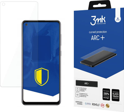 Folie mbrojtëse 3mk ARC+ për Samsung Galaxy A21s, për ekran të lakuar, transparente