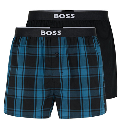 Set mbathje për meshkuj Hugo Boss, XXL, 2 palë, të zeza/kaltra