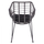 Kolltuk Radia wicker + skelet metal 60×62×84 cm (HM5300.20)