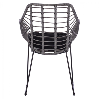 Kolltuk Radia wicker + skelet metal 60×62×84 cm (HM5300.20)