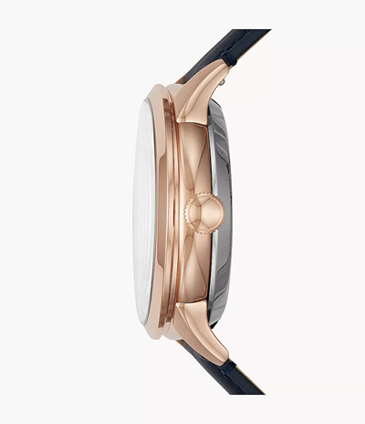 Orë dore për meshkuj Fossil Townsman Automatic ME3171, e zezë