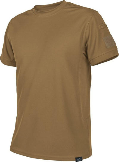 Bluzë termike për burra Helikon TopCool, 100% poliester, thith djersën, coyote