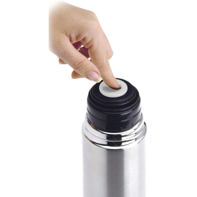 Termus Excellent Houseware, çelik inox, 1L, argjendtë