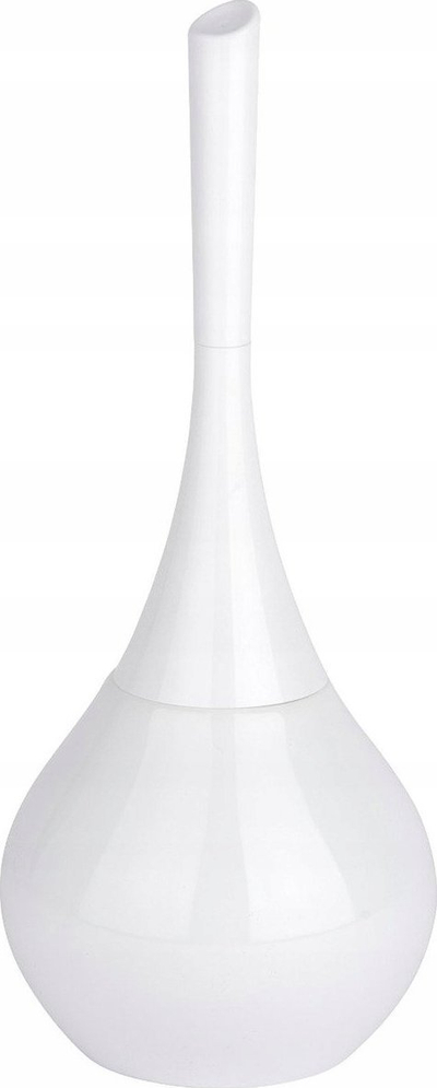 Set furçe tualeti Wenko Flask, qeramike, e bardhë