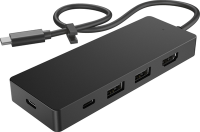 HUB USB HP USB-C Travel Hub G3, 5 порти, USB-C, сива