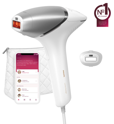 Pajisje IPL Philips Lumea Prestige 8000 Series BRI940/00, SenseIQ, SmartSkin, e bardhë