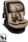 Авто седиште за деца Mokki I-Size, 40–150 cm, вртење 360°, беж