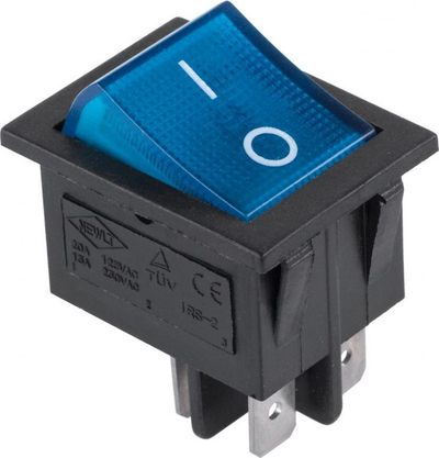 Unbranded IRS-201-3C Конекторски Прекинувач, Сина, 230V