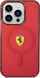Mbështjellës telefoni Ferrari Translucent MagSafe, për iPhone 14 Pro, transparant, i kuq