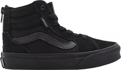 Atlete të larta fëmijësh Vans YT Filmore Hi Zip Jr, me zinxhir, të zeza